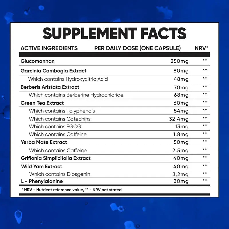 Nutritivne vrijednosti i sastav Fitpik Apetit Blocker kapsula